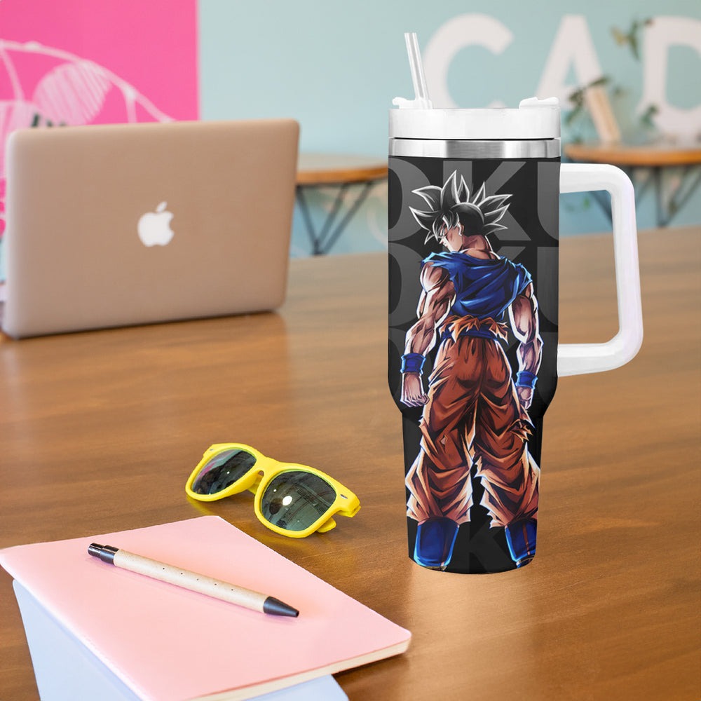 Goku - Dragon Ball Tumbler With Handle Anime Mix Manga Style TS04 Goku - Dragon Ball Tumbler With Handle Anime Mix Manga Style TS04