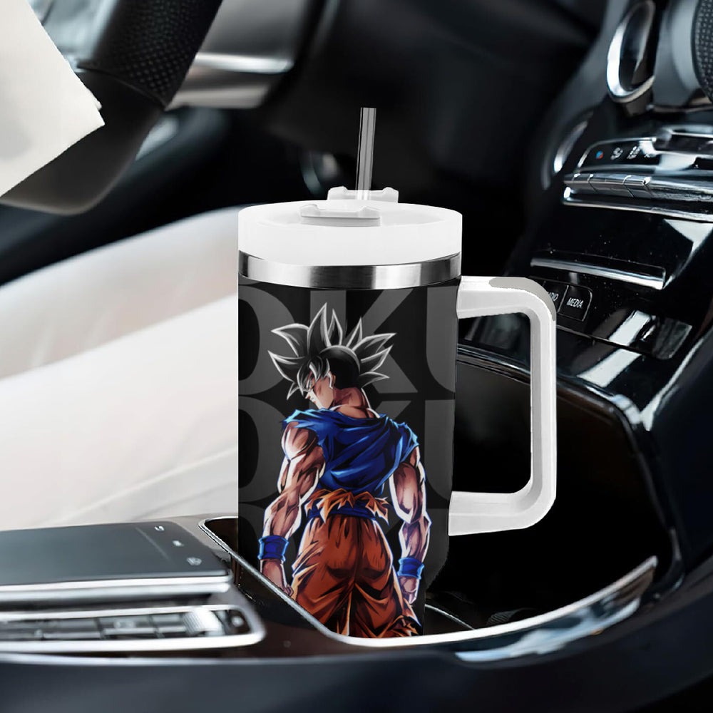 Goku - Dragon Ball Tumbler With Handle Anime Mix Manga Style TS04 Goku - Dragon Ball Tumbler With Handle Anime Mix Manga Style TS04
