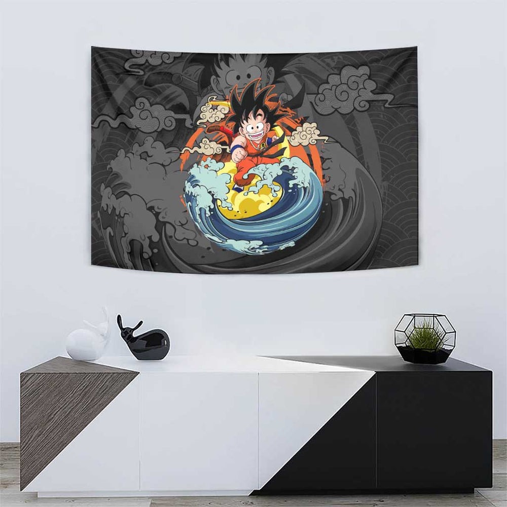 Goku Kid - Dragon Ball Tapestry Anime Mix Manga Style TS04 Goku Kid - Dragon Ball Tapestry Anime Mix Manga Style TS04