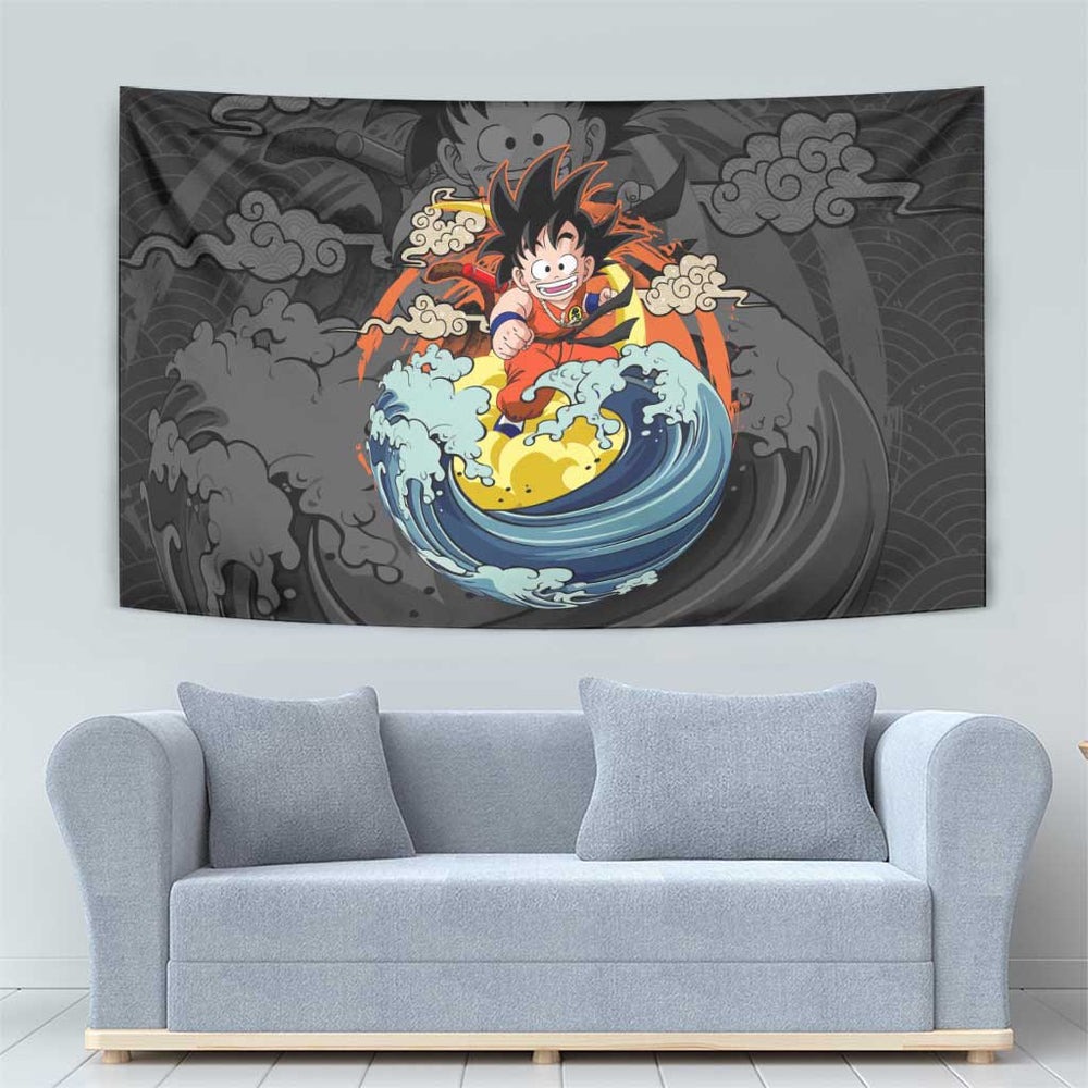 Goku Kid - Dragon Ball Tapestry Anime Mix Manga Style TS04 Goku Kid - Dragon Ball Tapestry Anime Mix Manga Style TS04