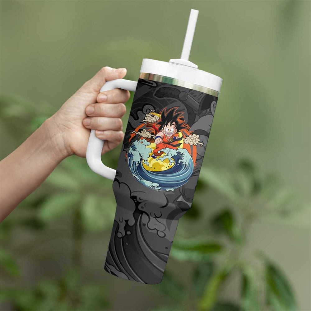 Goku Kid - Dragon Ball Tumbler With Handle Anime Mix Manga Style TS04 Goku Kid - Dragon Ball Tumbler With Handle Anime Mix Manga Style TS04