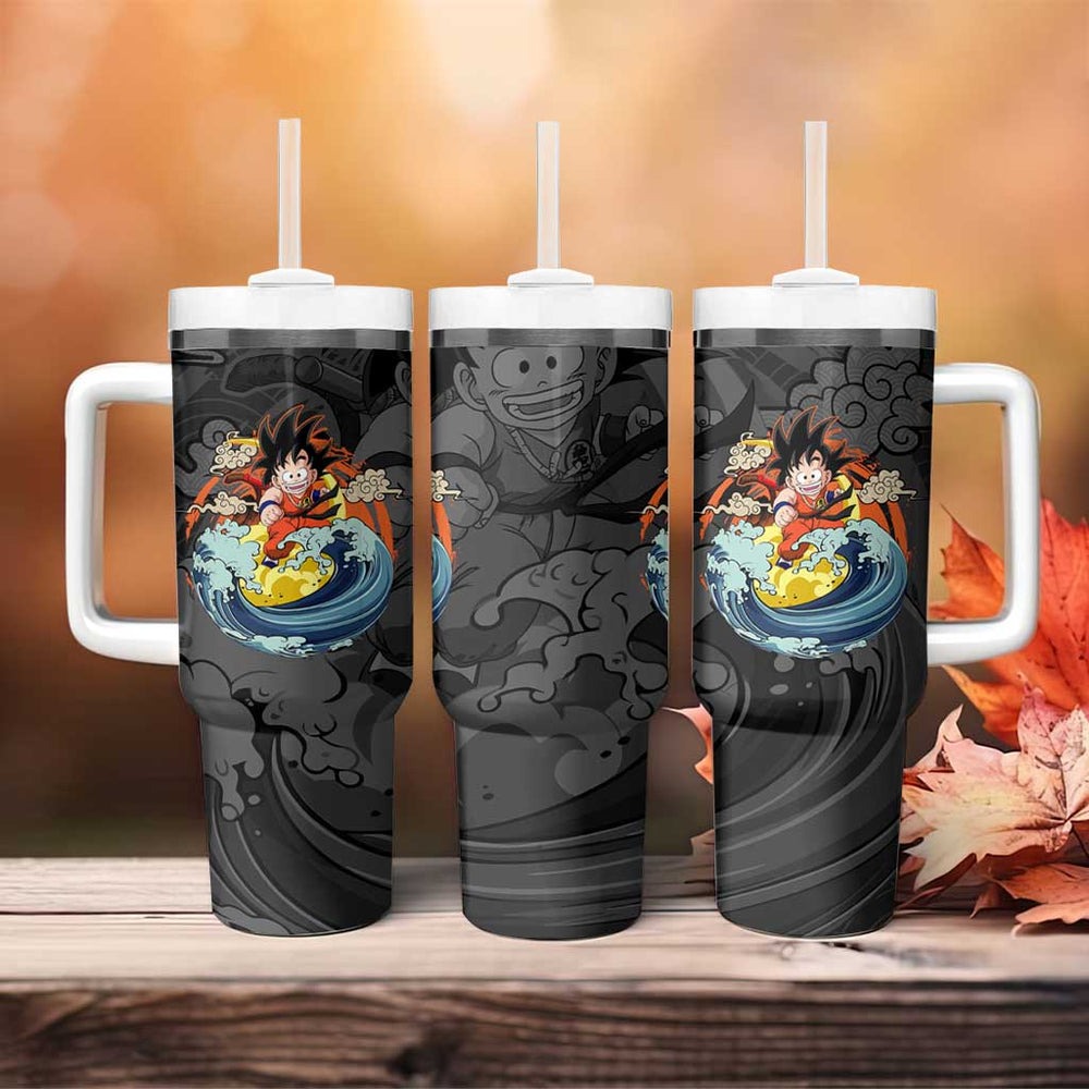 Goku Kid - Dragon Ball Tumbler With Handle Anime Mix Manga Style TS04 Goku Kid - Dragon Ball Tumbler With Handle Anime Mix Manga Style TS04