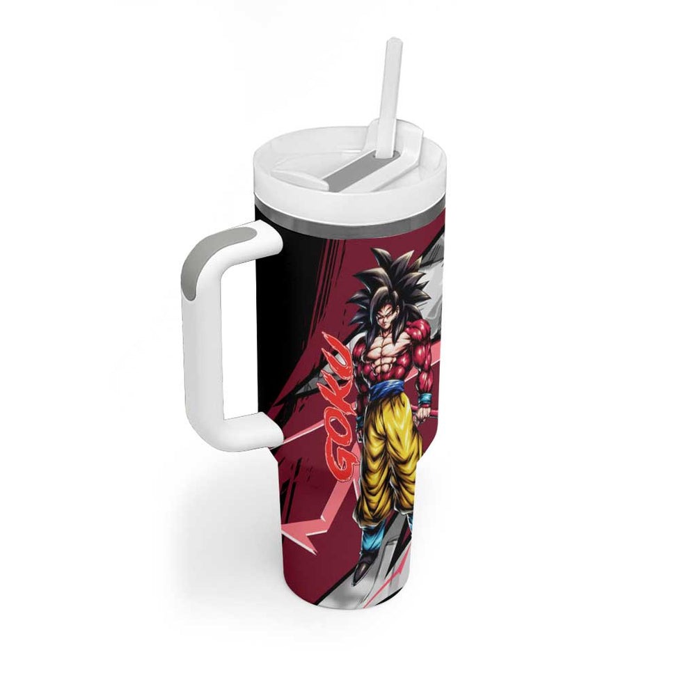 Goku SSJ 4 - Dragon Ball Tumbler With Handle Anime Mix Manga Style TS04 Goku SSJ 4 - Dragon Ball Tumbler With Handle Anime Mix Manga Style TS04
