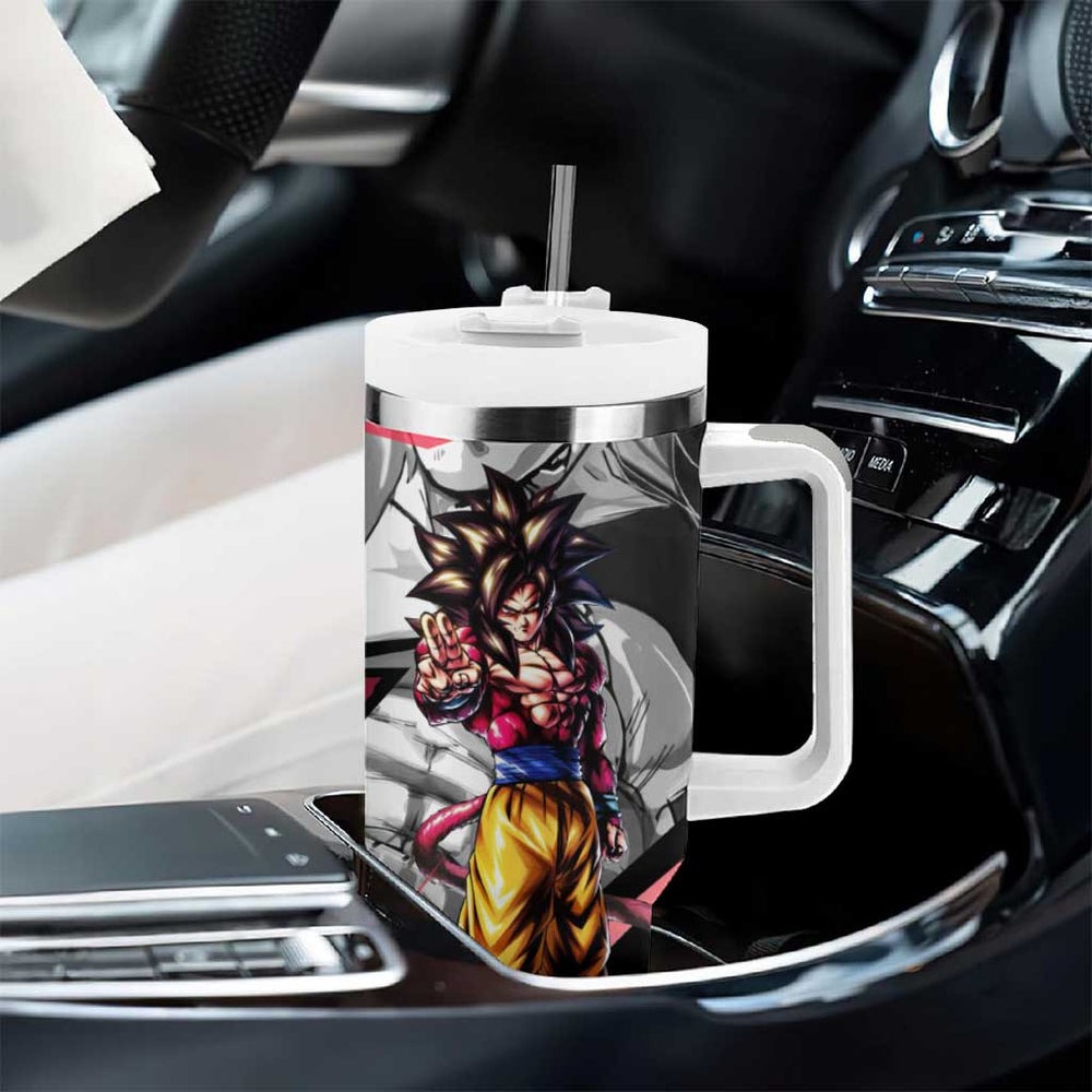 Goku SSJ 4 - Dragon Ball Tumbler With Handle Anime Mix Manga Style TS04 Goku SSJ 4 - Dragon Ball Tumbler With Handle Anime Mix Manga Style TS04