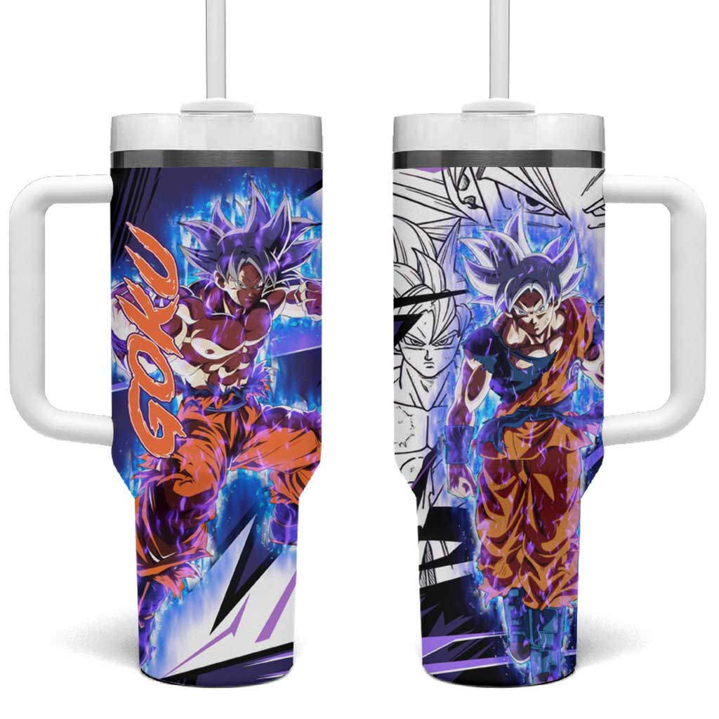 Goku Ultra Instinct - Dragon Ball Tumbler With Handle Anime Mix Manga Style TS04