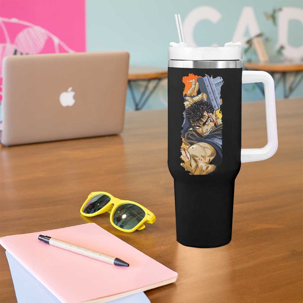 Golden Age Berserk Tumbler With Handle Japan Anime Style TS04 Golden Age Berserk Tumbler With Handle Japan Anime Style TS04