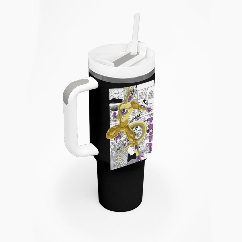 Golden Frieza - Anime Manga Tumbler With Handle TS04 Golden Frieza - Anime Manga Tumbler With Handle TS04