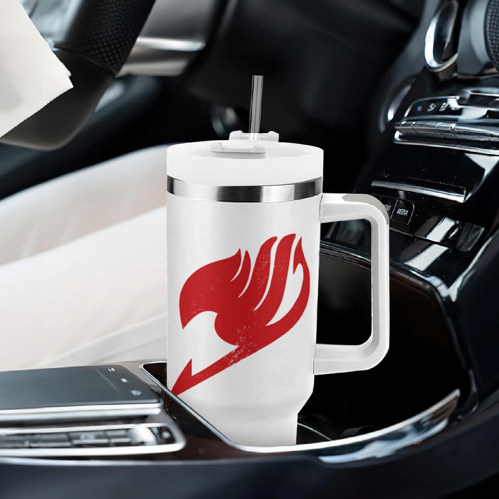 Gray Fullbuster - Silhouette Anime Tumbler With Handle TS04 Gray Fullbuster - Silhouette Anime Tumbler With Handle TS04