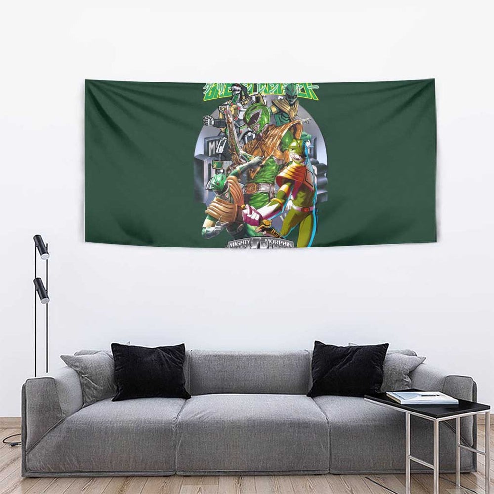 Green Ranger Mighty Morphin Power Rangers Tumbler With Handle Japan Anime Style TS04