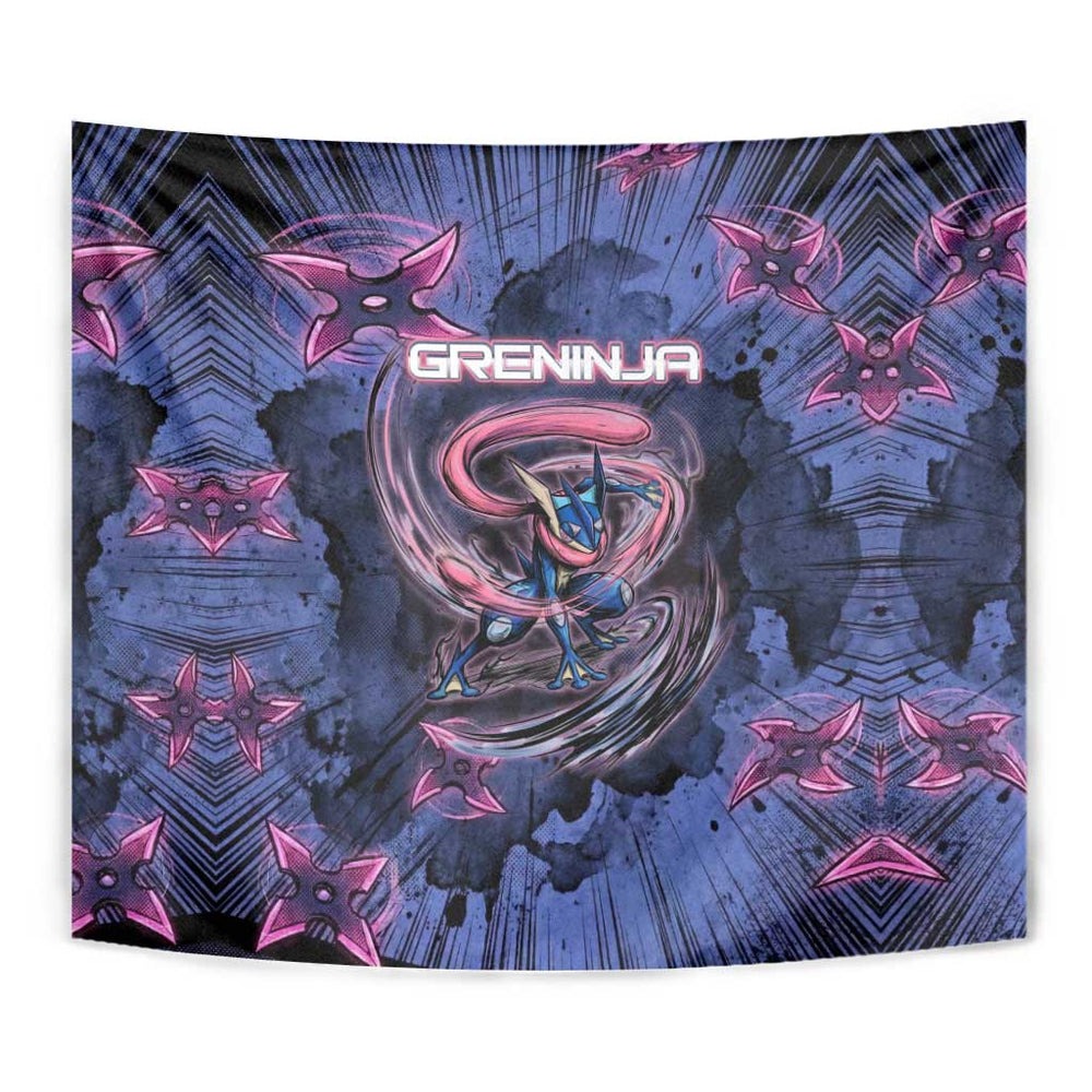 Greninja Ninja Star Tapestry Greninja in the Ninja Storm Realm TS04 Greninja Ninja Star Tapestry Greninja in the Ninja Storm Realm TS04