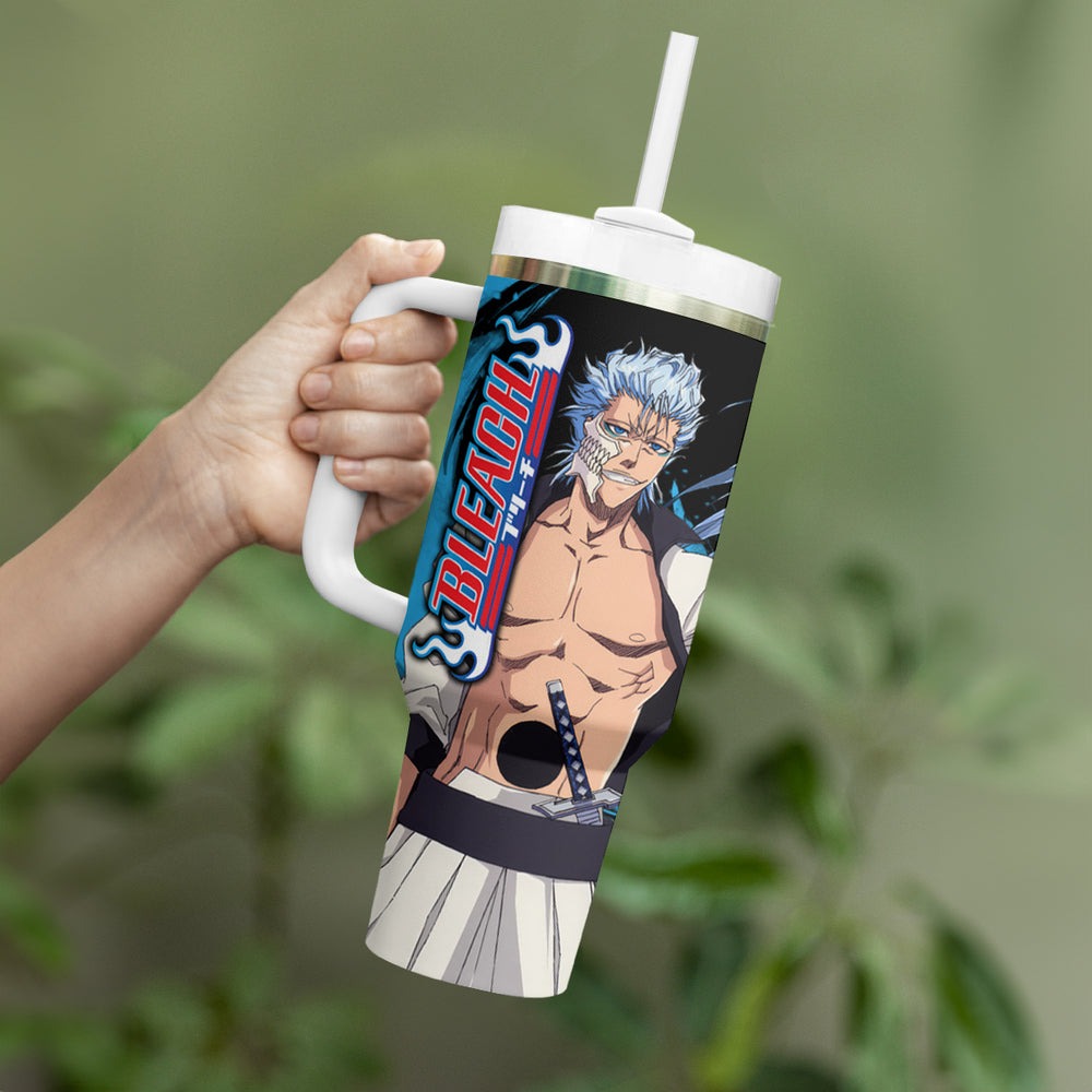 Grimmjow Tumbler With Handle Bleach TS04 Grimmjow Tumbler With Handle Bleach TS04