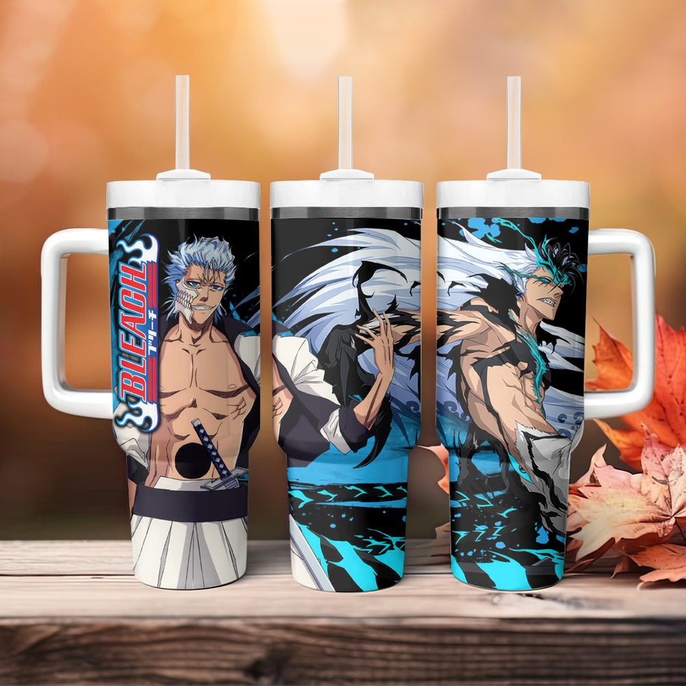 Grimmjow Tumbler With Handle Bleach TS04 Grimmjow Tumbler With Handle Bleach TS04