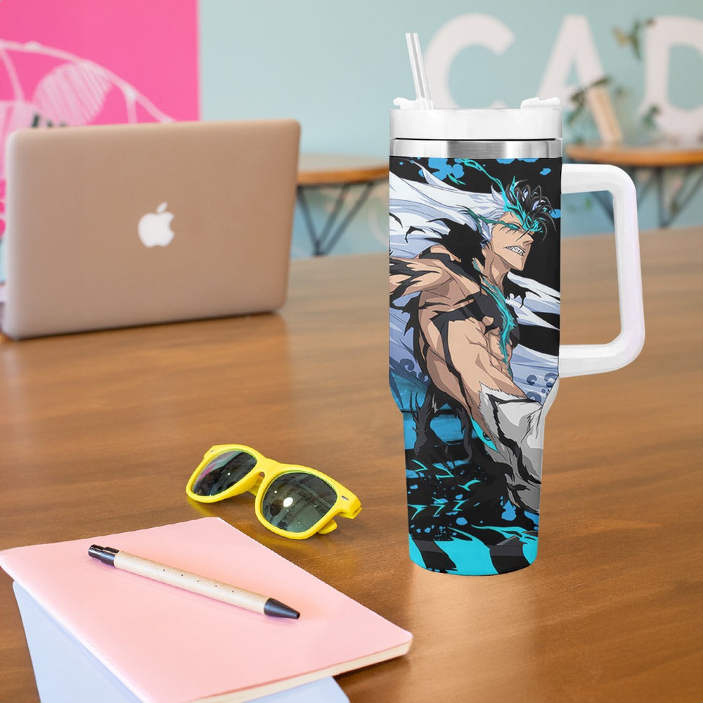 Grimmjow Tumbler With Handle Bleach TS04 Grimmjow Tumbler With Handle Bleach TS04