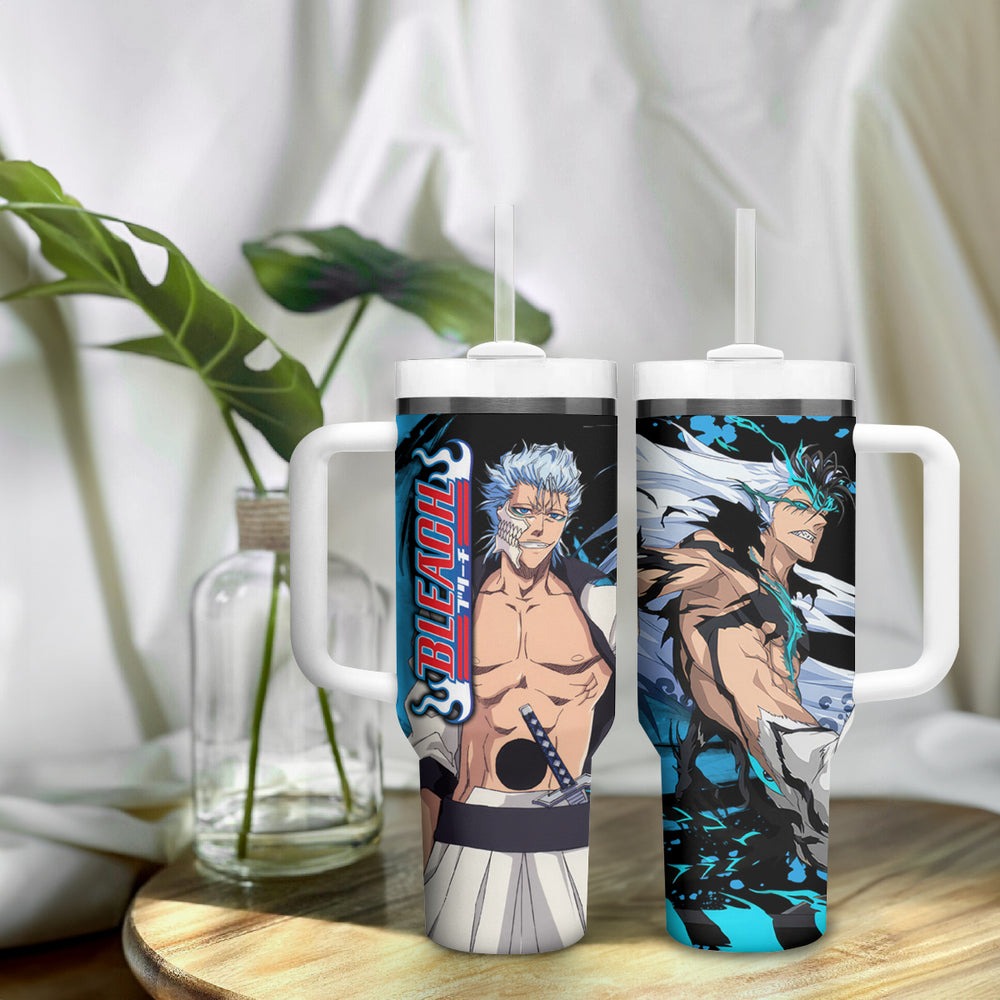 Grimmjow Tumbler With Handle Bleach TS04 Grimmjow Tumbler With Handle Bleach TS04