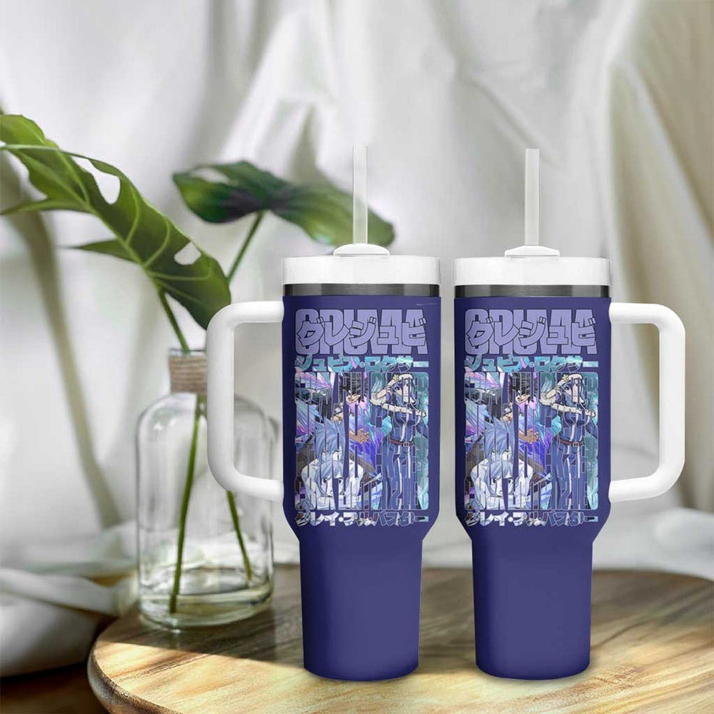 Gruvia Fairy Tail Tumbler With Handle Anime Style TS04 Gruvia Fairy Tail Tumbler With Handle Anime Style TS04
