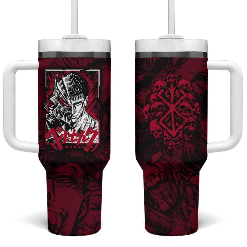Guts Metal - Bererk Tumbler With Handle Anime Style TS04 Guts Metal - Bererk Tumbler With Handle Anime Style TS04