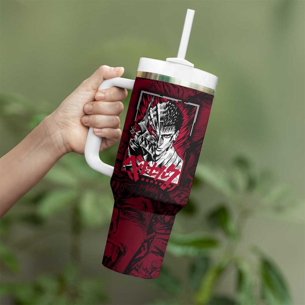 Guts Metal - Bererk Tumbler With Handle Anime Style TS04 Guts Metal - Bererk Tumbler With Handle Anime Style TS04