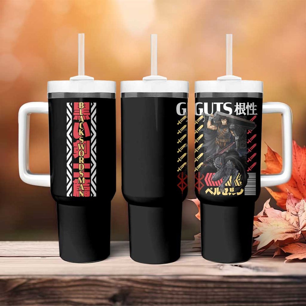 Guts V2 Berserk Ball Tumbler With Handle Anime Style TS04 Guts V2 Berserk Ball Tumbler With Handle Anime Style TS04