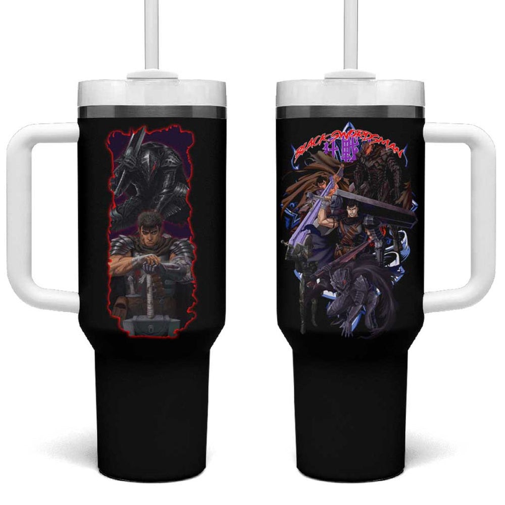 Guts V4 Berserk Tumbler With Handle Anime Style TS04 Guts V4 Berserk Tumbler With Handle Anime Style TS04