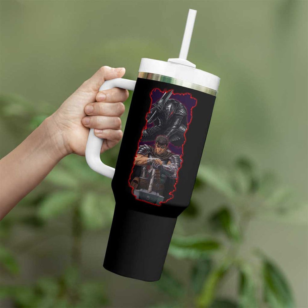 Guts V4 Berserk Tumbler With Handle Anime Style TS04 Guts V4 Berserk Tumbler With Handle Anime Style TS04