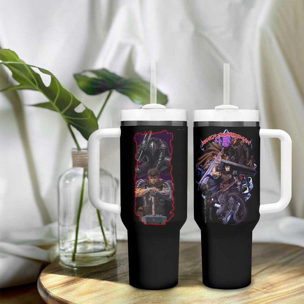 Guts V4 Berserk Tumbler With Handle Anime Style TS04 Guts V4 Berserk Tumbler With Handle Anime Style TS04