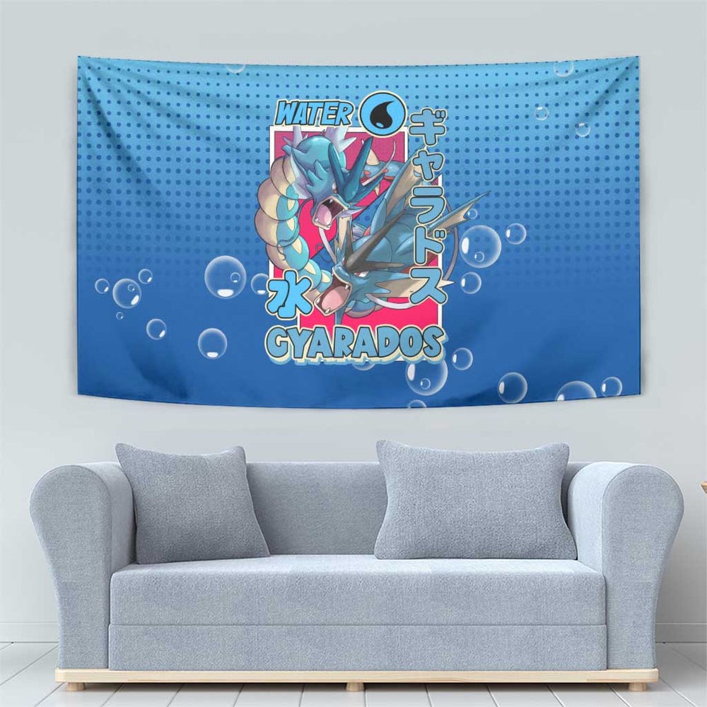 Gyarados from Poké Tapestry with Water Type Power and Fierce Design TS04