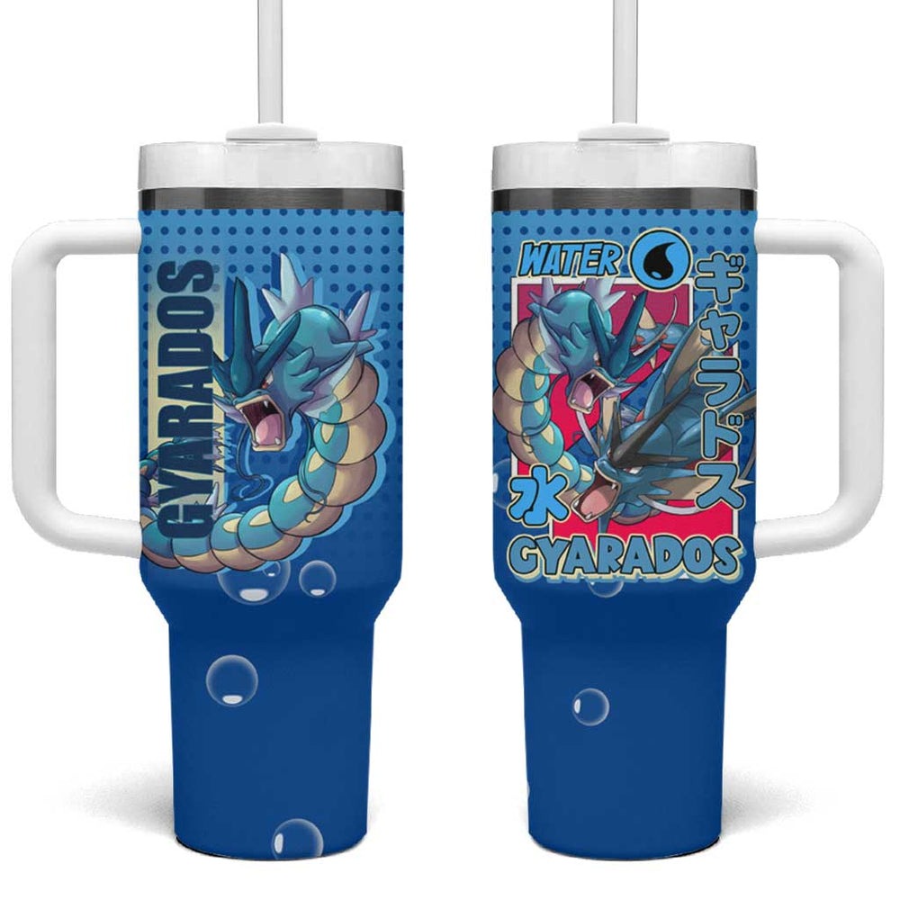 Gyarados from Poké Tumbler With Handle with Water Type Power and Fierce Design TS04
