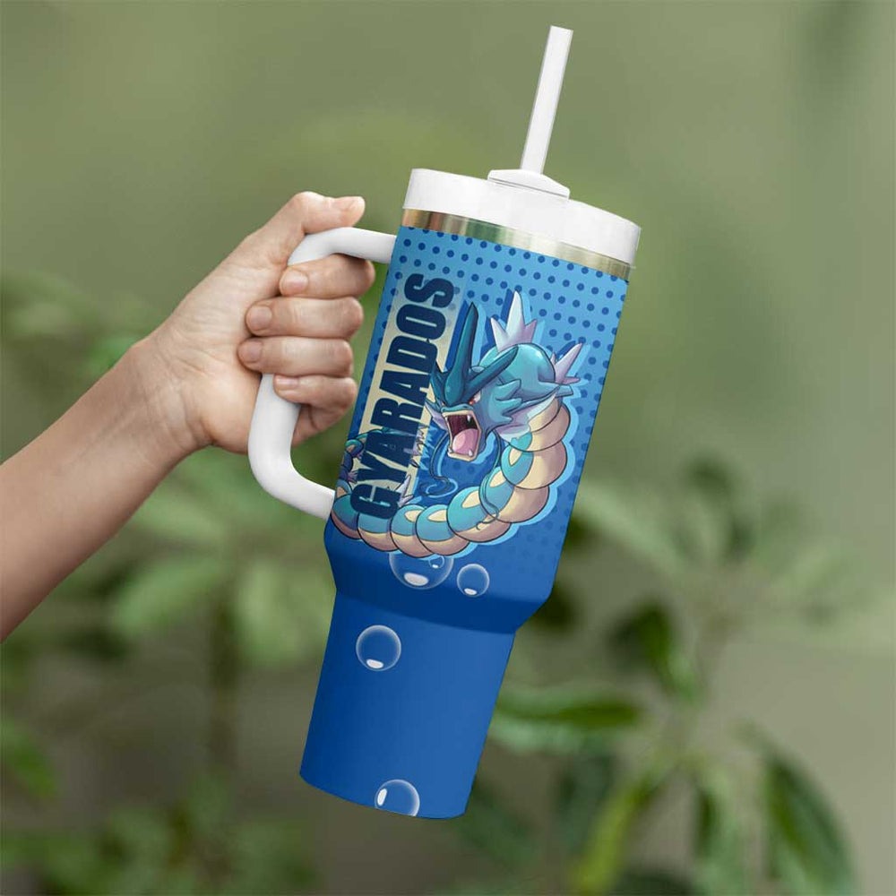 Gyarados from Poké Tumbler With Handle with Water Type Power and Fierce Design TS04