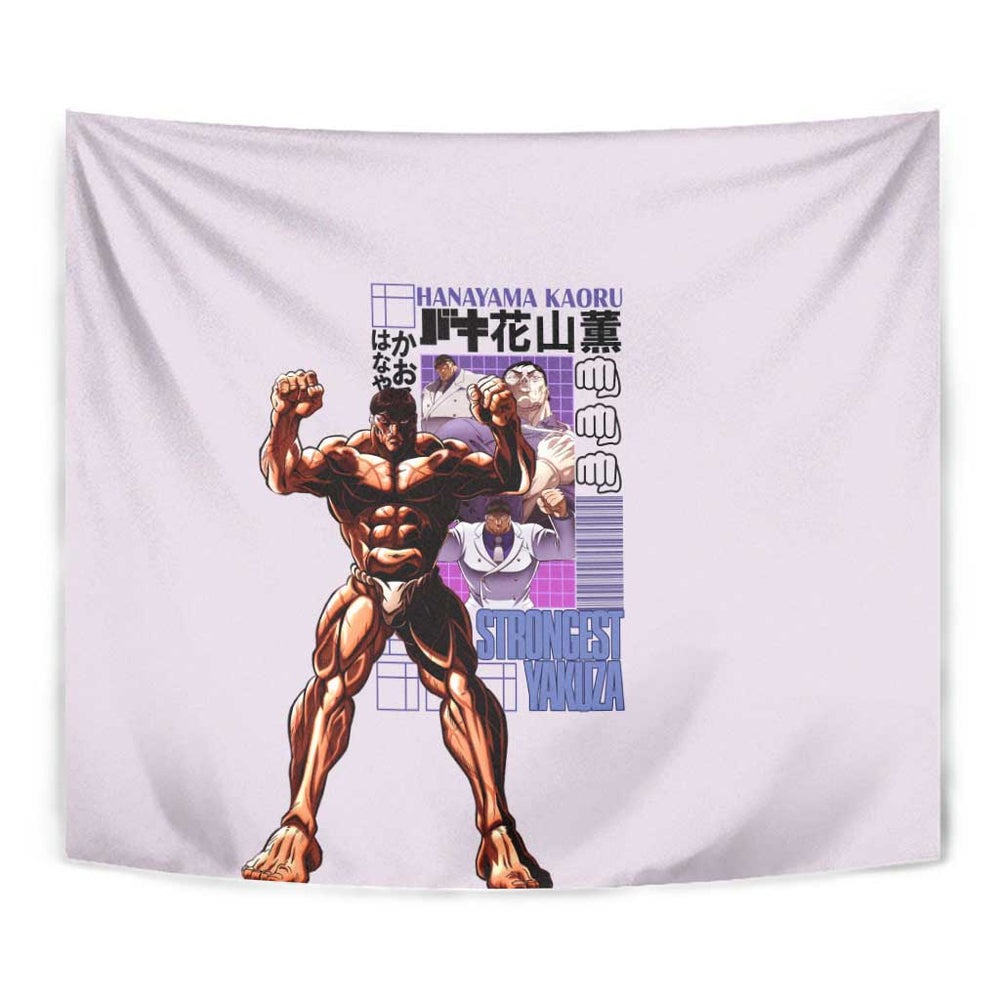 Hanayama Kaoru Baki Tapestry Japan Anime Style TS04