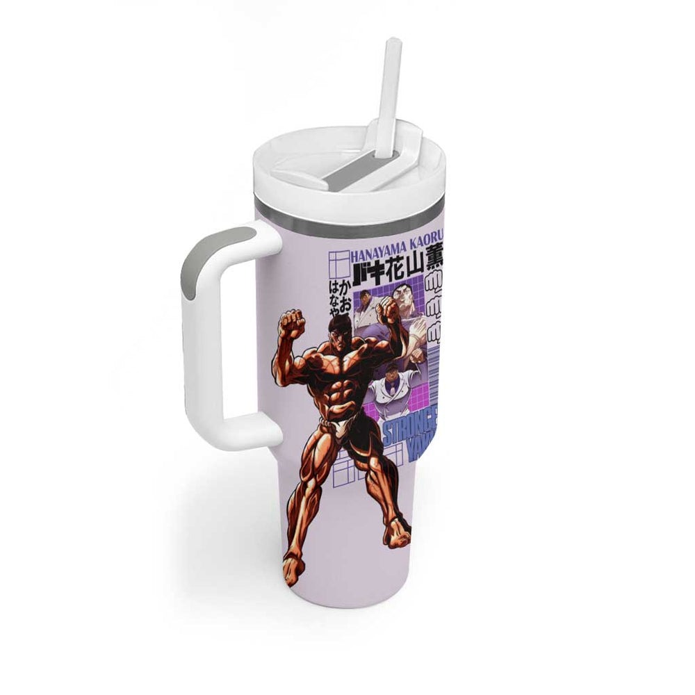 Hanayama Kaoru Baki Tumbler With Handle Japan Anime Style TS04
