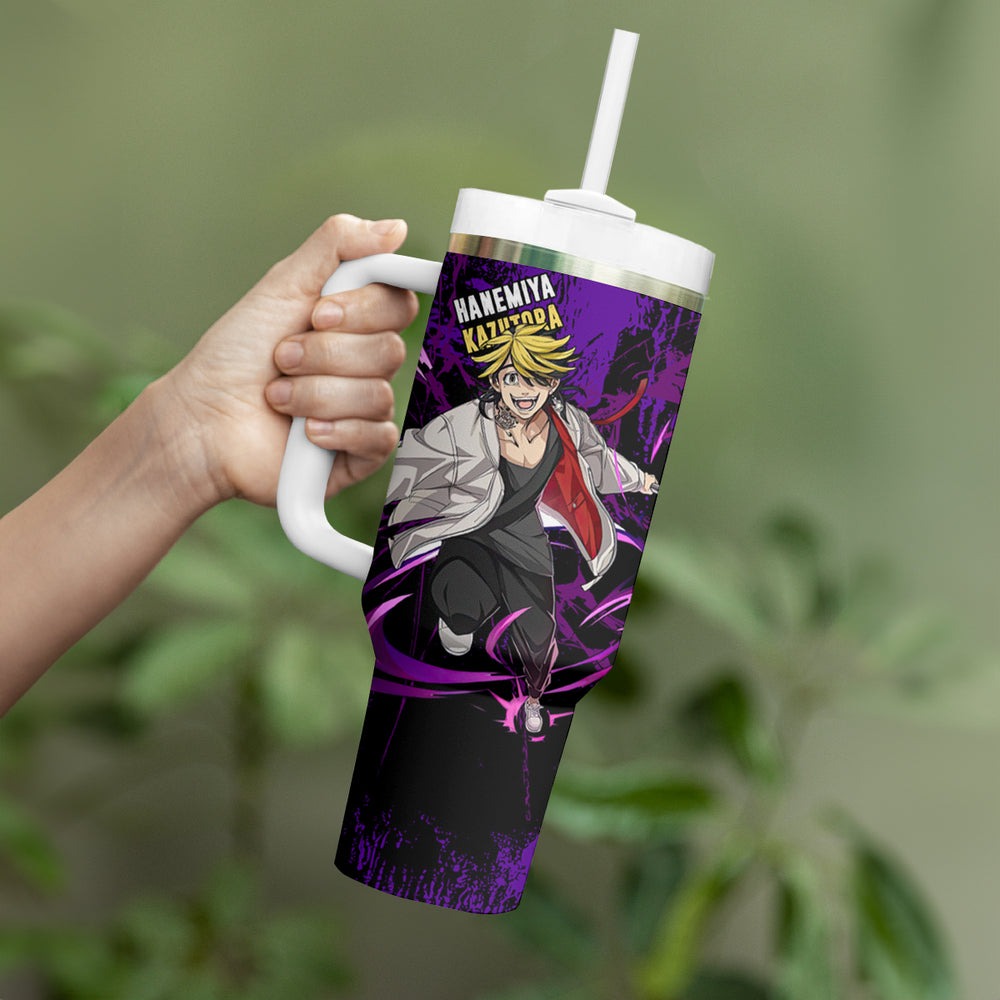 Hanemiya Kazutora Tumbler With Handle Anime Style TS04 Hanemiya Kazutora Tumbler With Handle Anime Style TS04