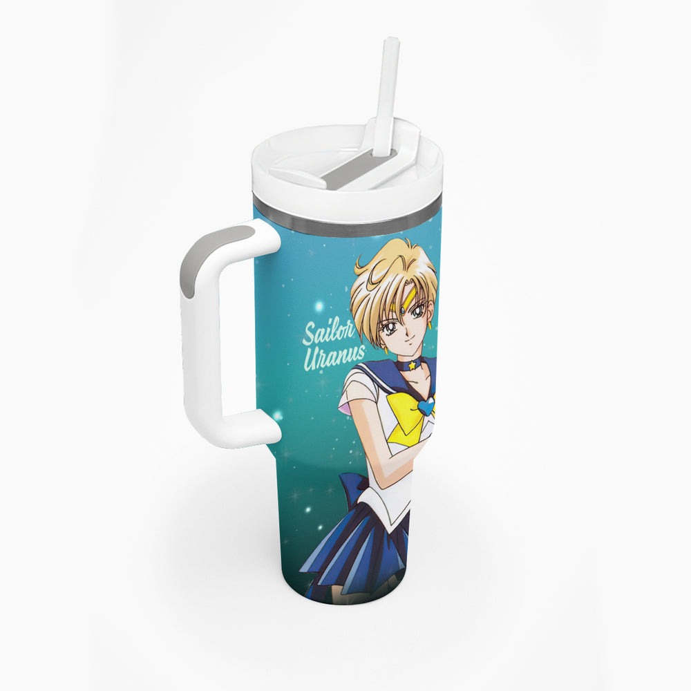 Haruka Tenoh Tumbler With Handle Sailor Uranus Sailor Moon Anime TS04