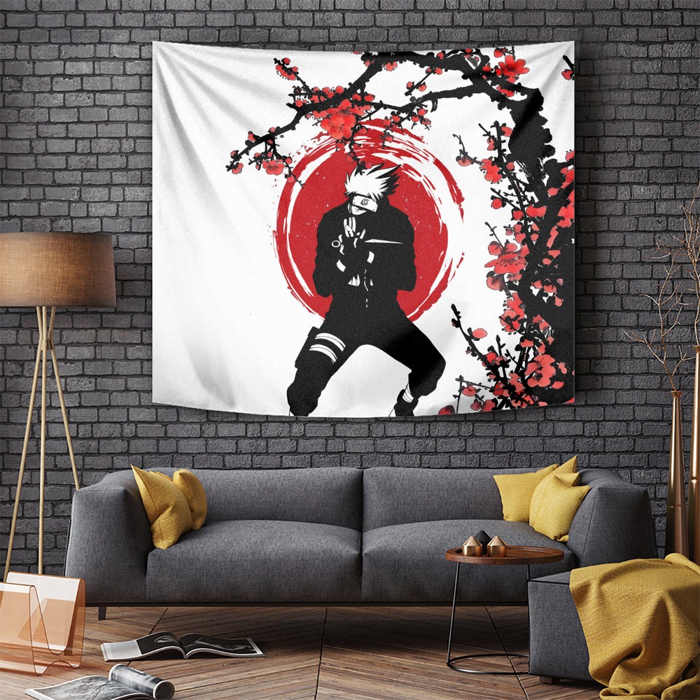 Hatake Kakashi Japan Style Tapestry TS04 Hatake Kakashi Japan Style Tapestry TS04