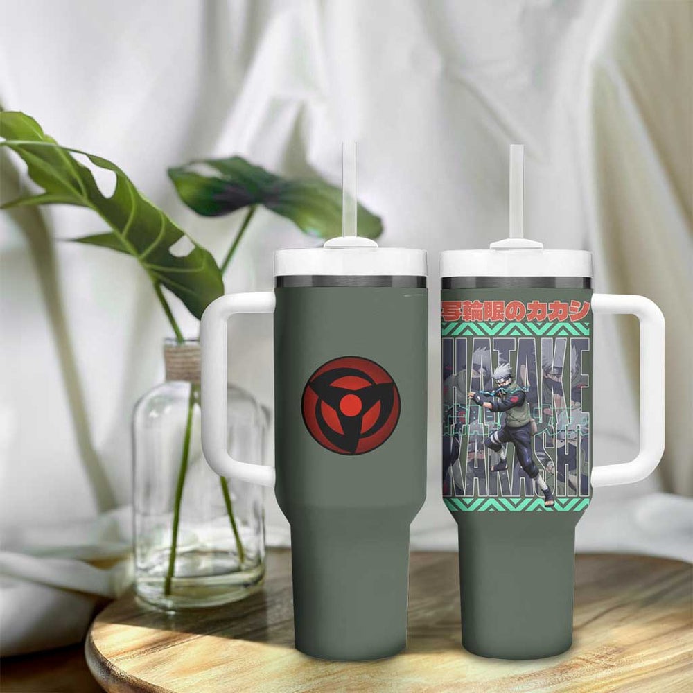 Hatake Kakashi Naruto Shippuden Tumbler With Handle Anime Style TS04 Hatake Kakashi Naruto Shippuden Tumbler With Handle Anime Style TS04