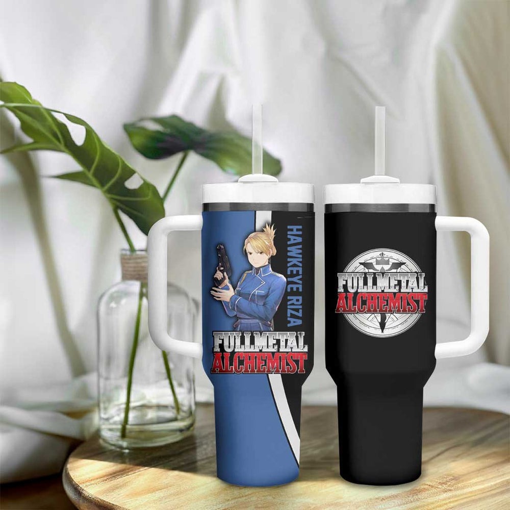 Hawkeye Riza - Fullmetal Alchemist Tumbler With Handle Anime Style TS04 Hawkeye Riza - Fullmetal Alchemist Tumbler With Handle Anime Style TS04