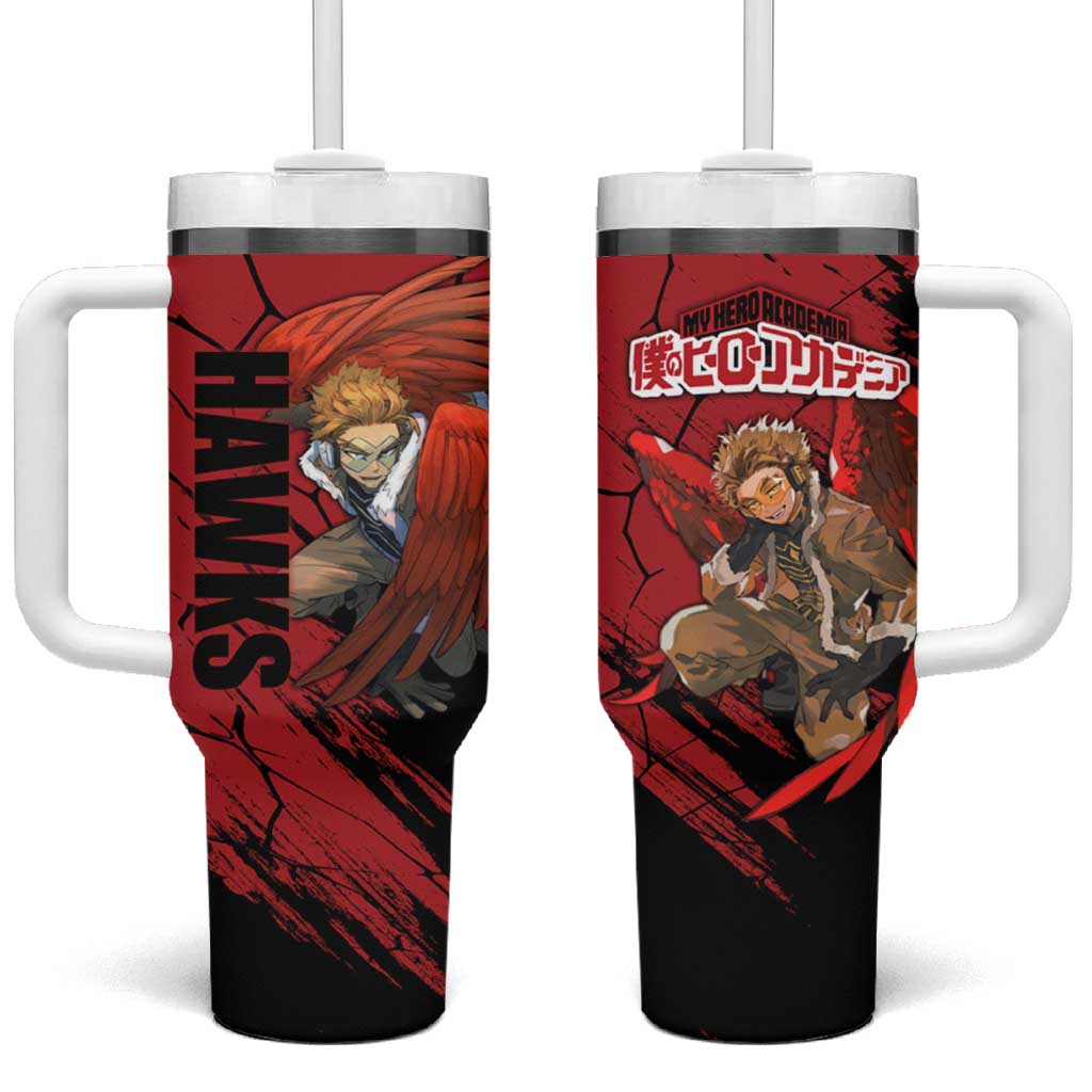 Hawks  - My Hero Academia Tumbler With Handle Anime Style TS04