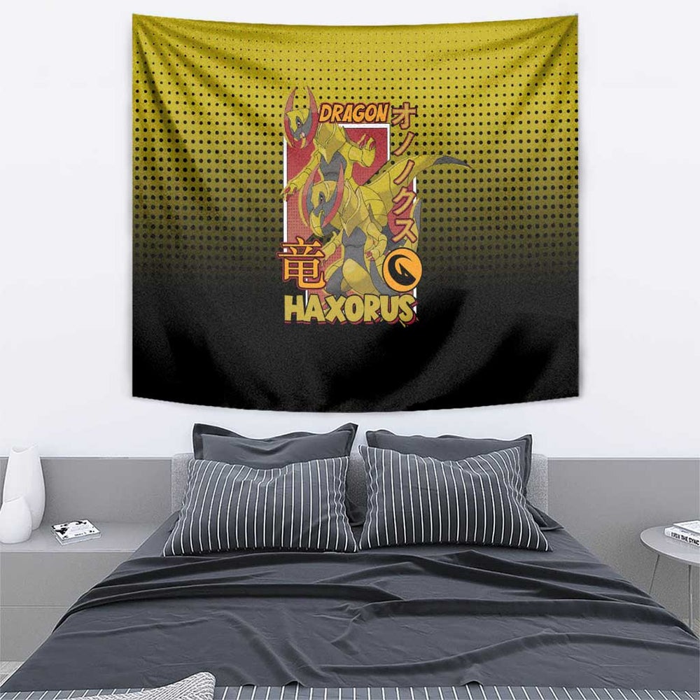 Haxorus from Poké Tapestry with Dragon Type Ability and Battle-Ready Pose Design TS04