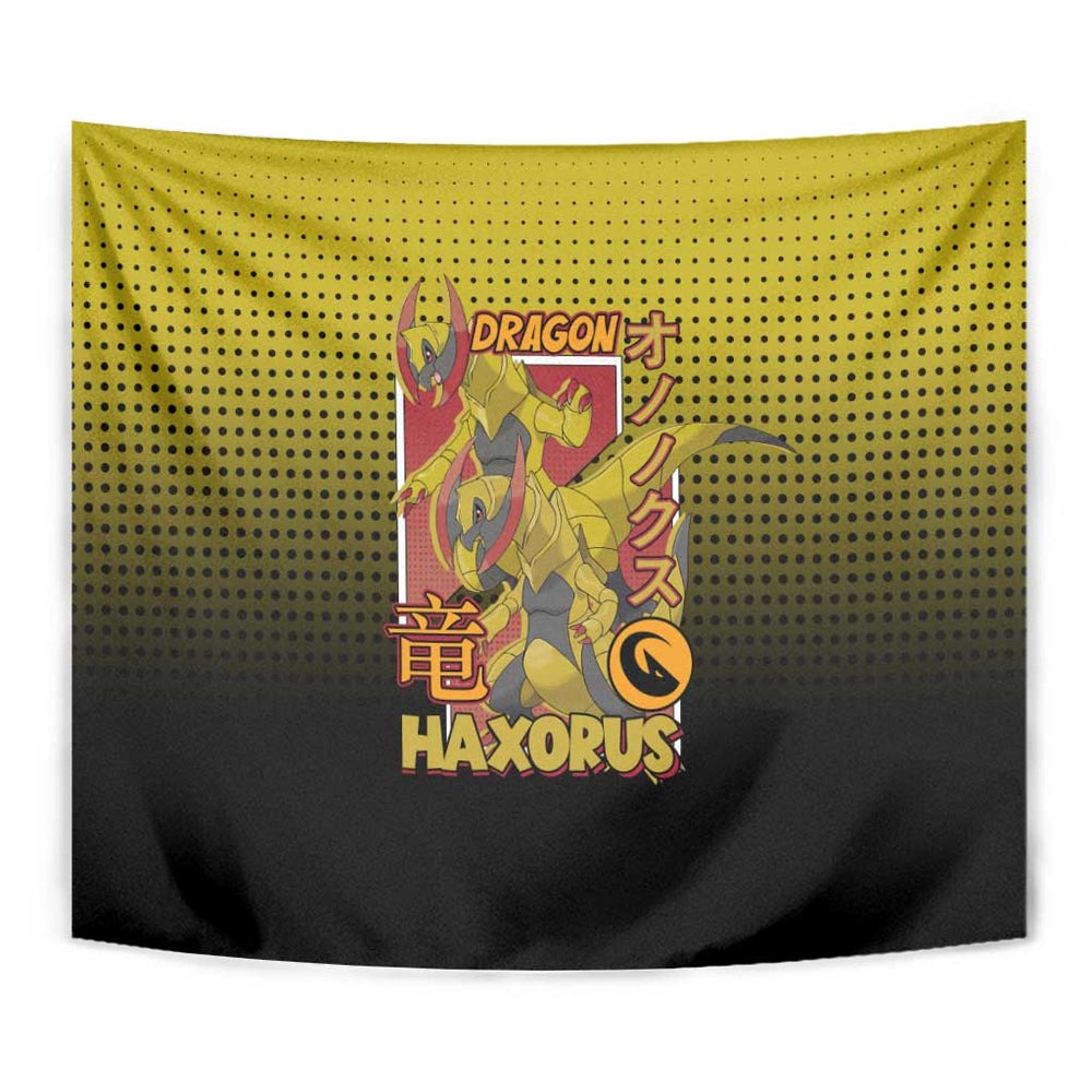Haxorus from Poké Tapestry with Dragon Type Ability and Battle-Ready Pose Design TS04