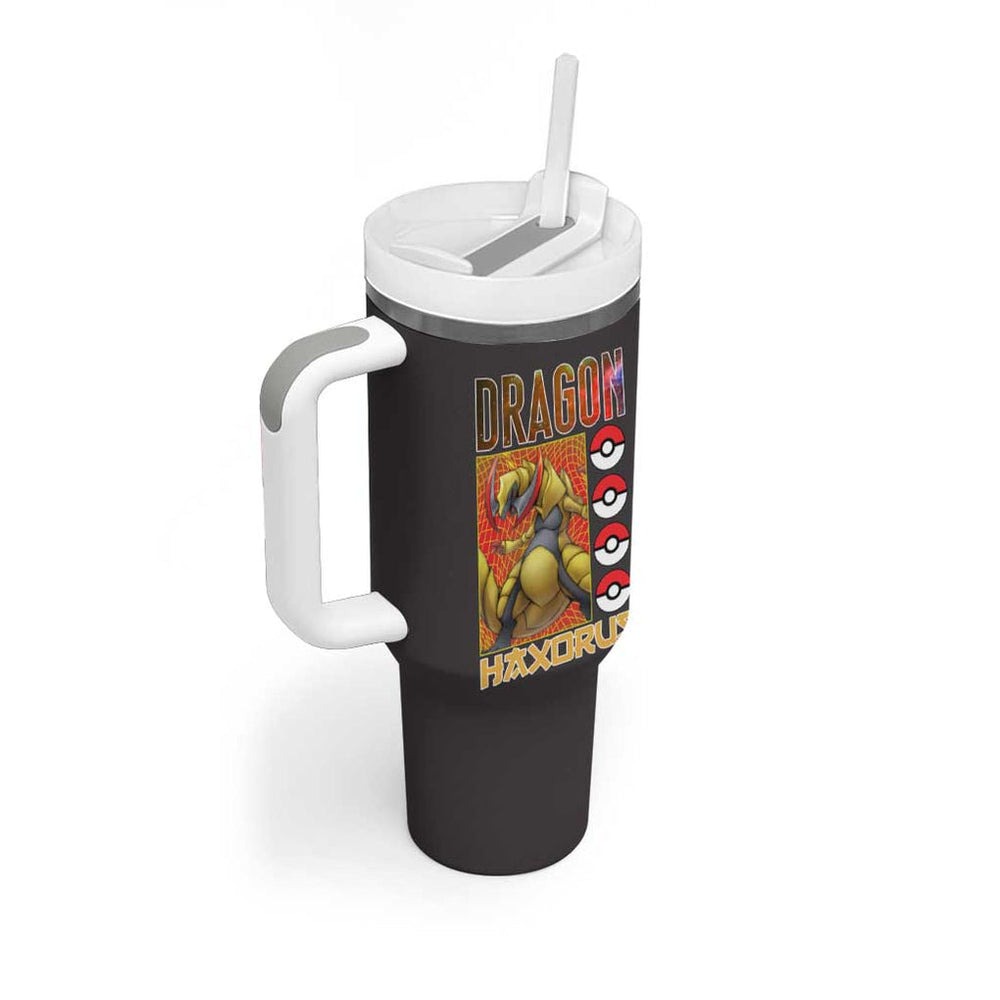 Haxorus Poke Tumbler With Handle Anime Style TS04 Haxorus Poke Tumbler With Handle Anime Style TS04