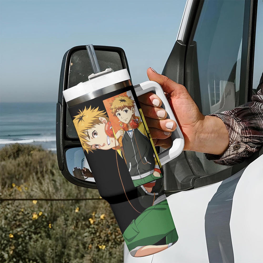 Hideyoshi Nagachika Tumbler With Handle Ken Kaneki TS04 Hideyoshi Nagachika Tumbler With Handle Ken Kaneki TS04