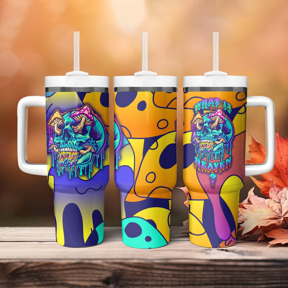 High Feel Skull Tumbler With Handle What Is Heaven TS04 High Feel Skull Tumbler With Handle What Is Heaven TS04