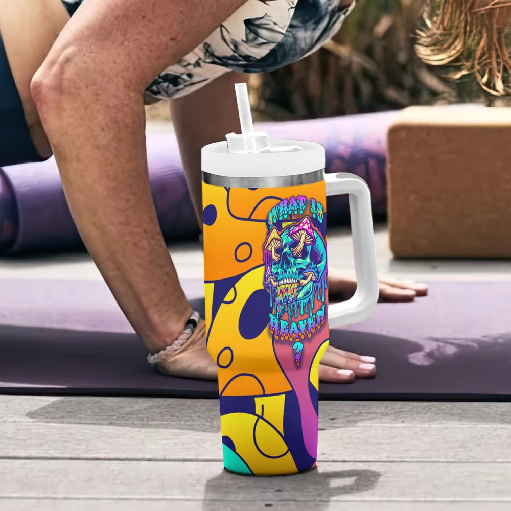 High Feel Skull Tumbler With Handle What Is Heaven TS04 High Feel Skull Tumbler With Handle What Is Heaven TS04