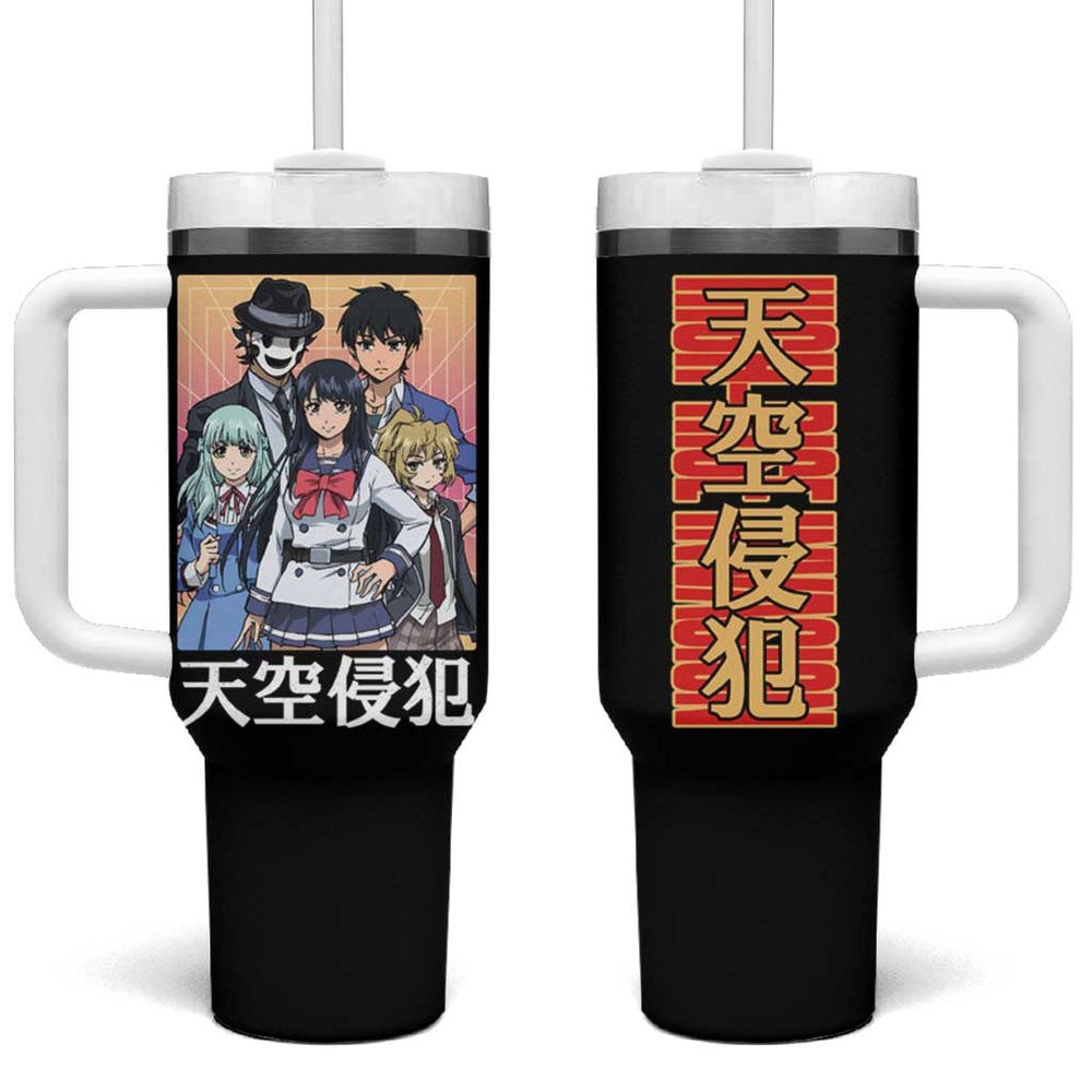 High-Rise Invasion Tumbler With Handle Japan Anime Style TS04 High-Rise Invasion Tumbler With Handle Japan Anime Style TS04