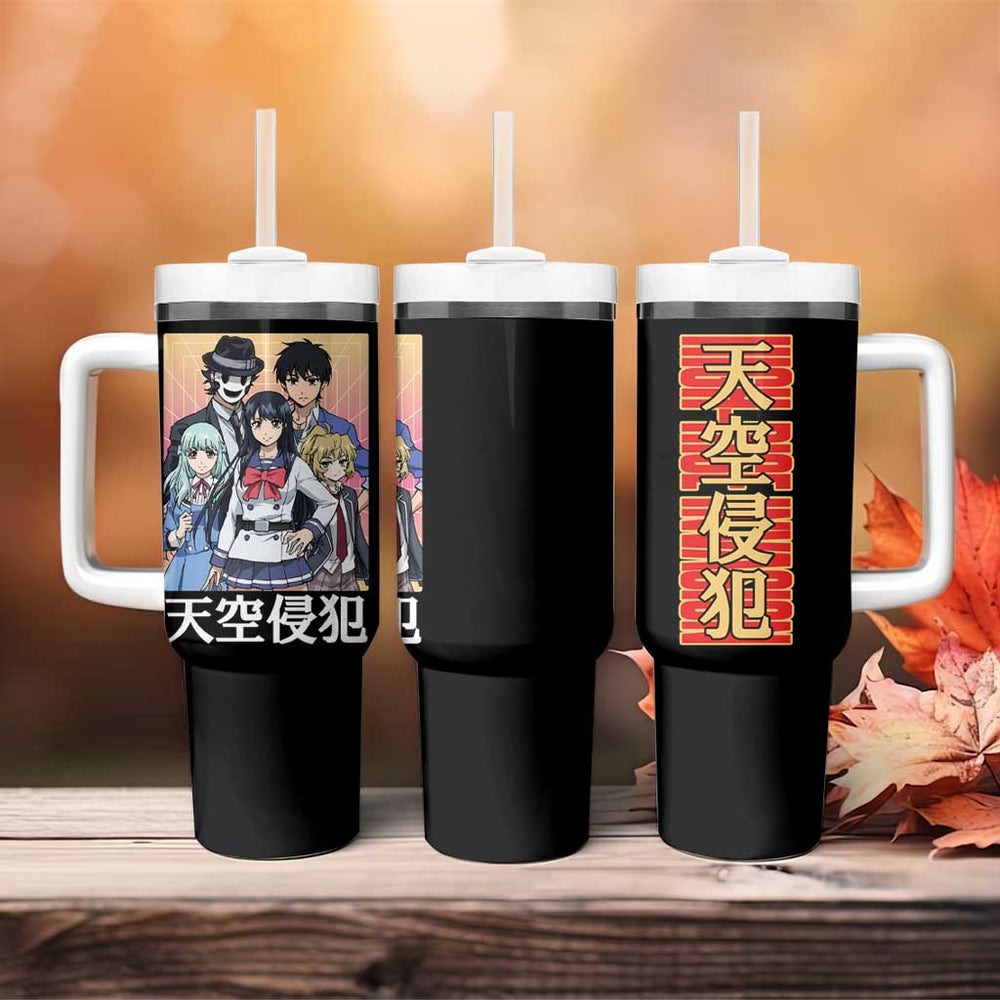 High-Rise Invasion Tumbler With Handle Japan Anime Style TS04 High-Rise Invasion Tumbler With Handle Japan Anime Style TS04