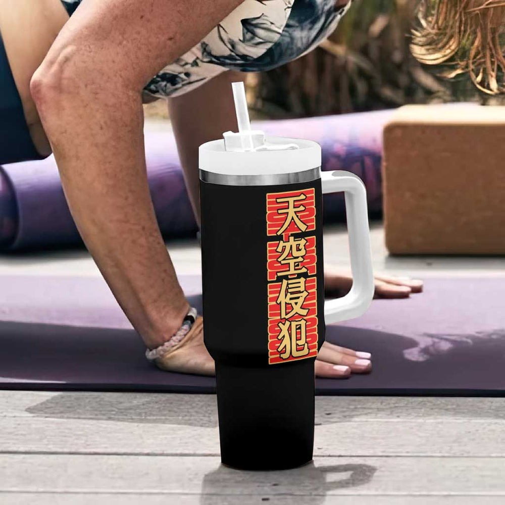 High-Rise Invasion Tumbler With Handle Japan Anime Style TS04 High-Rise Invasion Tumbler With Handle Japan Anime Style TS04
