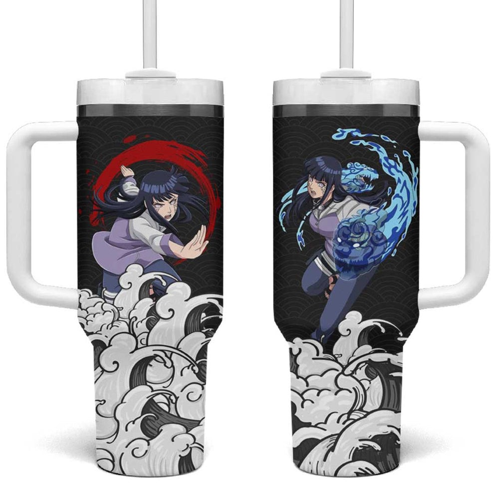 Hinata Hyuga Japanese Kanagawa - Naruto Tumbler With Handle Anime Japan Style TS04 Hinata Hyuga Japanese Kanagawa - Naruto Tumbler With Handle Anime Japan Style TS04
