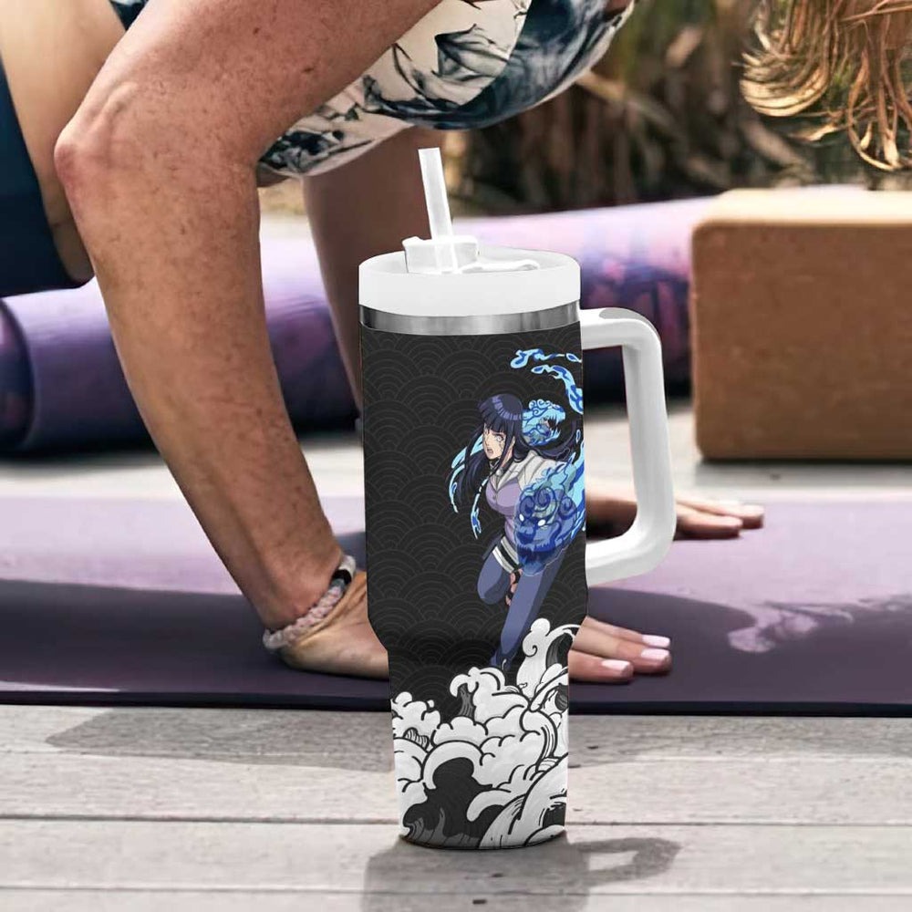 Hinata Hyuga Japanese Kanagawa - Naruto Tumbler With Handle Anime Japan Style TS04 Hinata Hyuga Japanese Kanagawa - Naruto Tumbler With Handle Anime Japan Style TS04