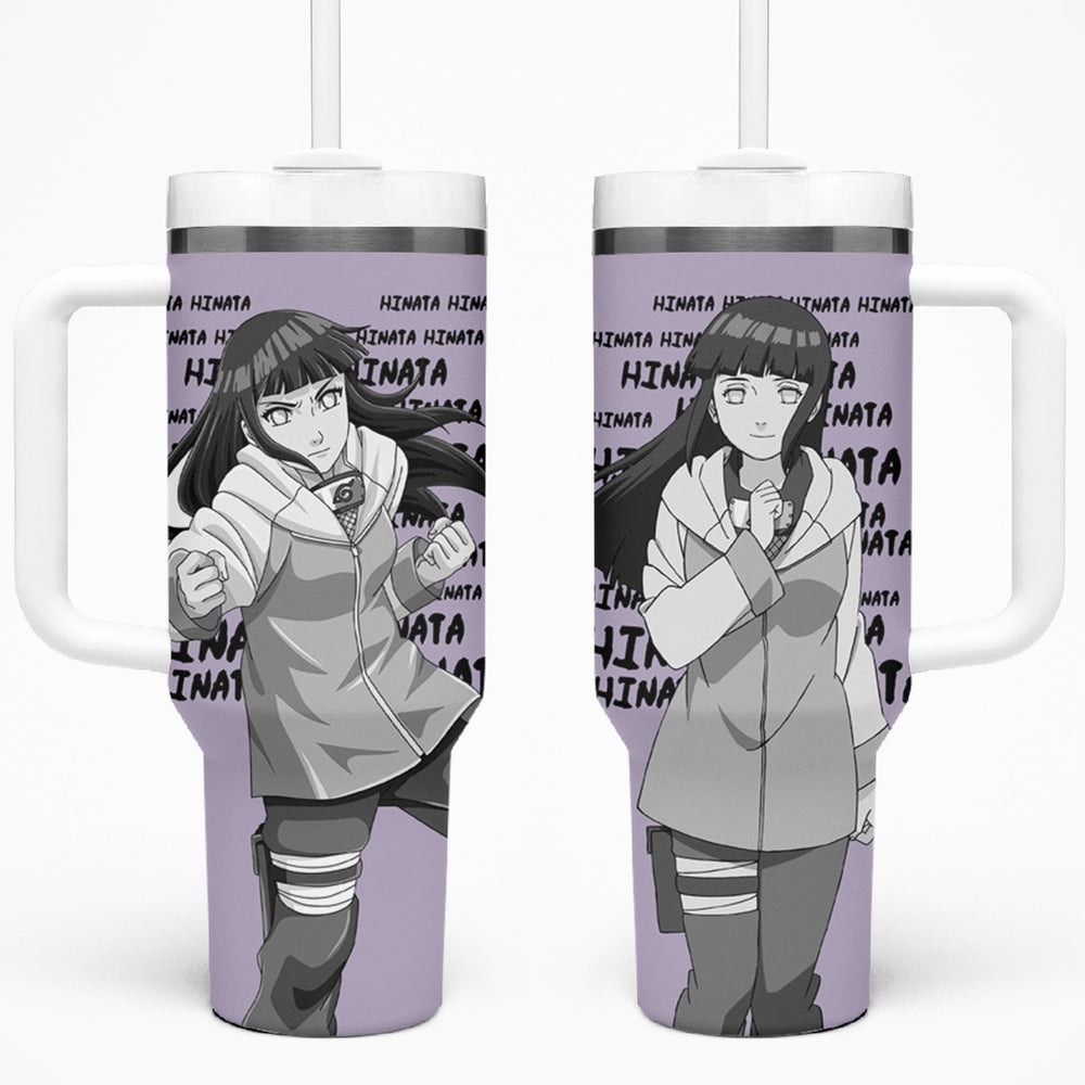 Hinata Hyuga Tumbler With Handle Style Manga TS04 Hinata Hyuga Tumbler With Handle Style Manga TS04