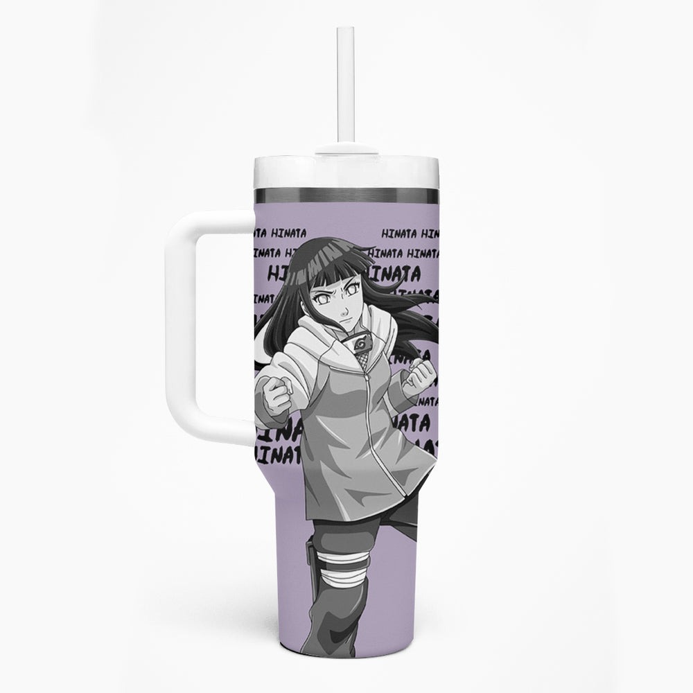 Hinata Hyuga Tumbler With Handle Style Manga TS04 Hinata Hyuga Tumbler With Handle Style Manga TS04