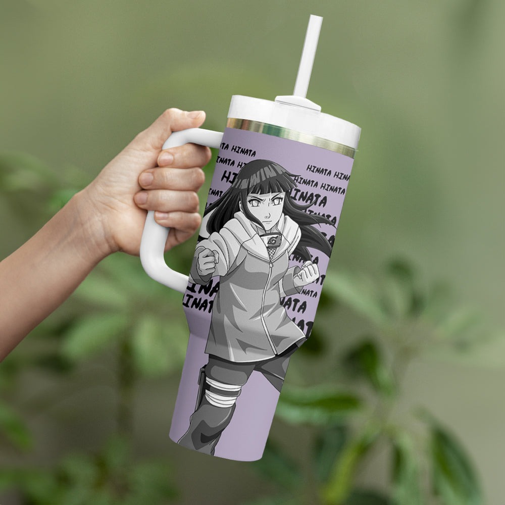 Hinata Hyuga Tumbler With Handle Style Manga TS04 Hinata Hyuga Tumbler With Handle Style Manga TS04